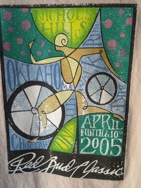 2005 Tan Red Bud Classic Marathon Official Graphic Tee